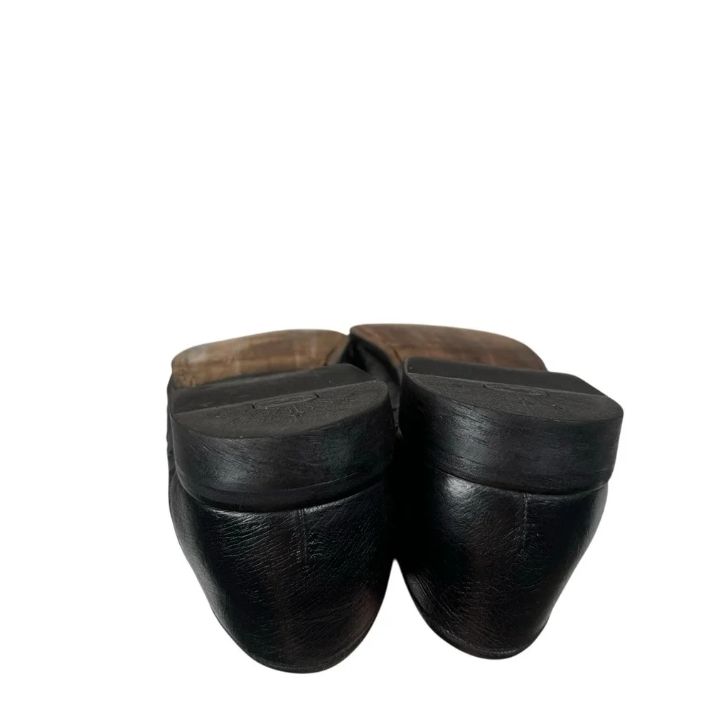 Zelli Men's Genuine Ostrich Quill Tassel‎ Loafers Black Size 10 W Italy